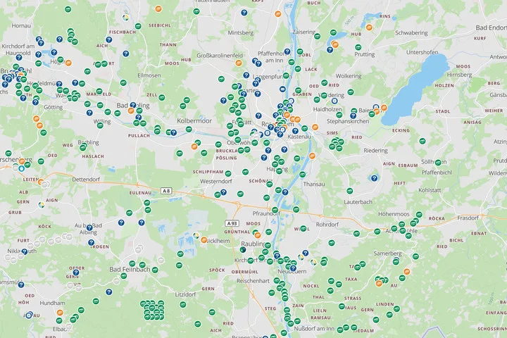 geocaching map Deutschland