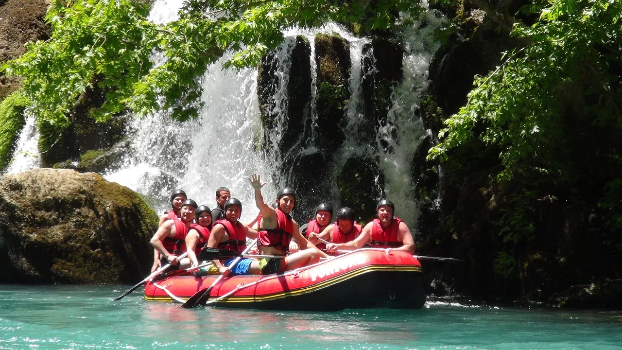 Rafting in der Natur